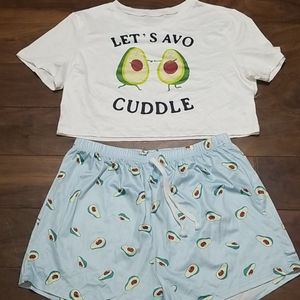 cute matching pajama set